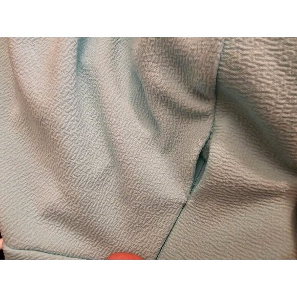 Just fab Teal Fit Flare flirty Dress Womens Size Xl small Flaw Sleeveless Short - Picture 3 of 3